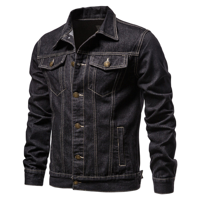 Denim warm jacket Homme
