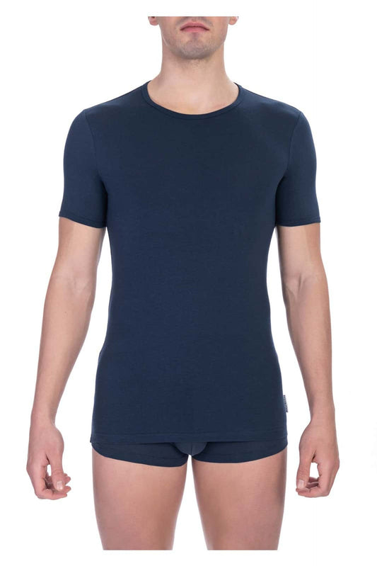 Bikkembergs T-shirt Marine Col rond