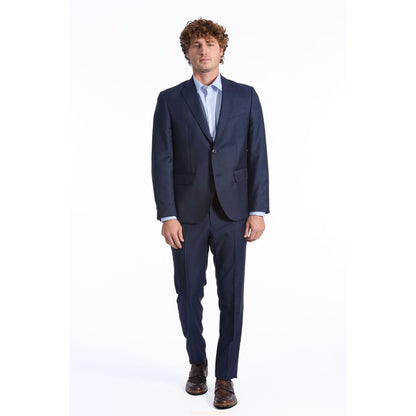 Baldinini Trend Costume Bleu Slim