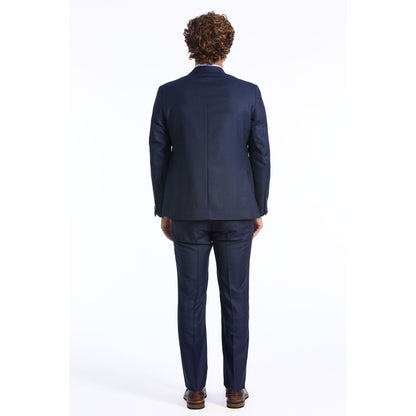 Baldinini Trend Costume Bleu Slim