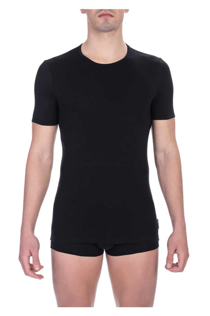 Bikkembergs T-shirt noir Col rond