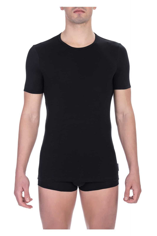 Bikkembergs T-shirt noir Col rond