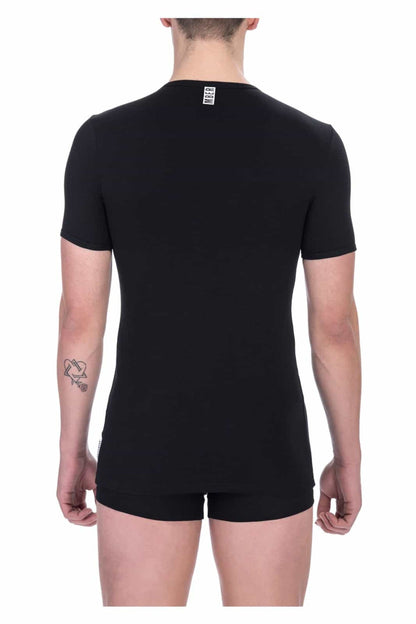 Bikkembergs T-shirt noir Col rond