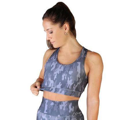 Bodyboo Brassière gris camouflage