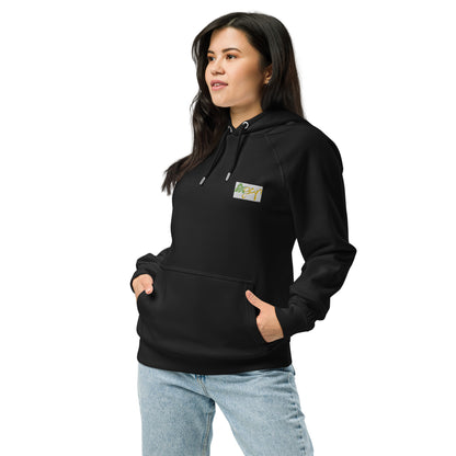 Sweat à capuche écologique Raglan unisexe