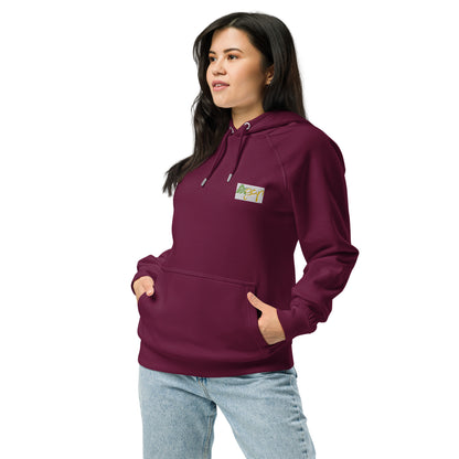 Sweat à capuche écologique Raglan unisexe