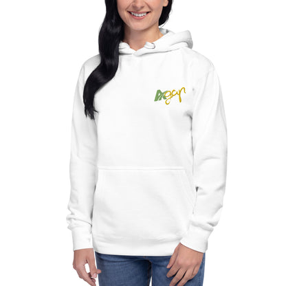 Sweat à Capuche Blanc Unisexe