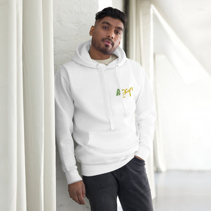 Sweat à Capuche Blanc Unisexe