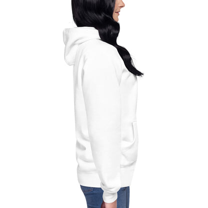 Sweat à Capuche Blanc Unisexe
