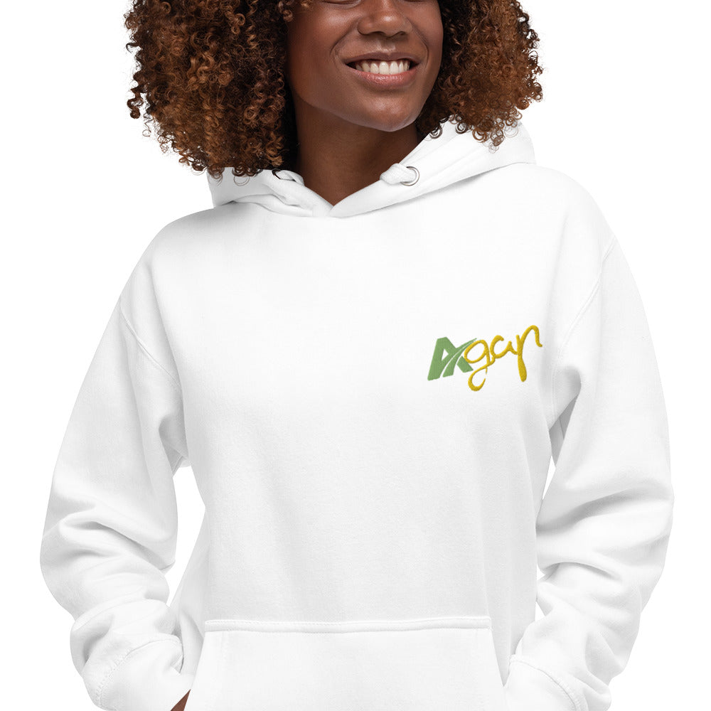 Sweat à Capuche Blanc Unisexe