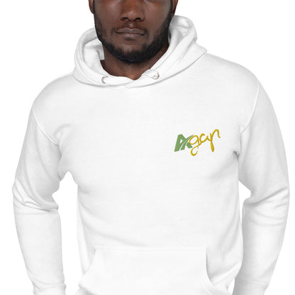 Sweat à Capuche Blanc Unisexe