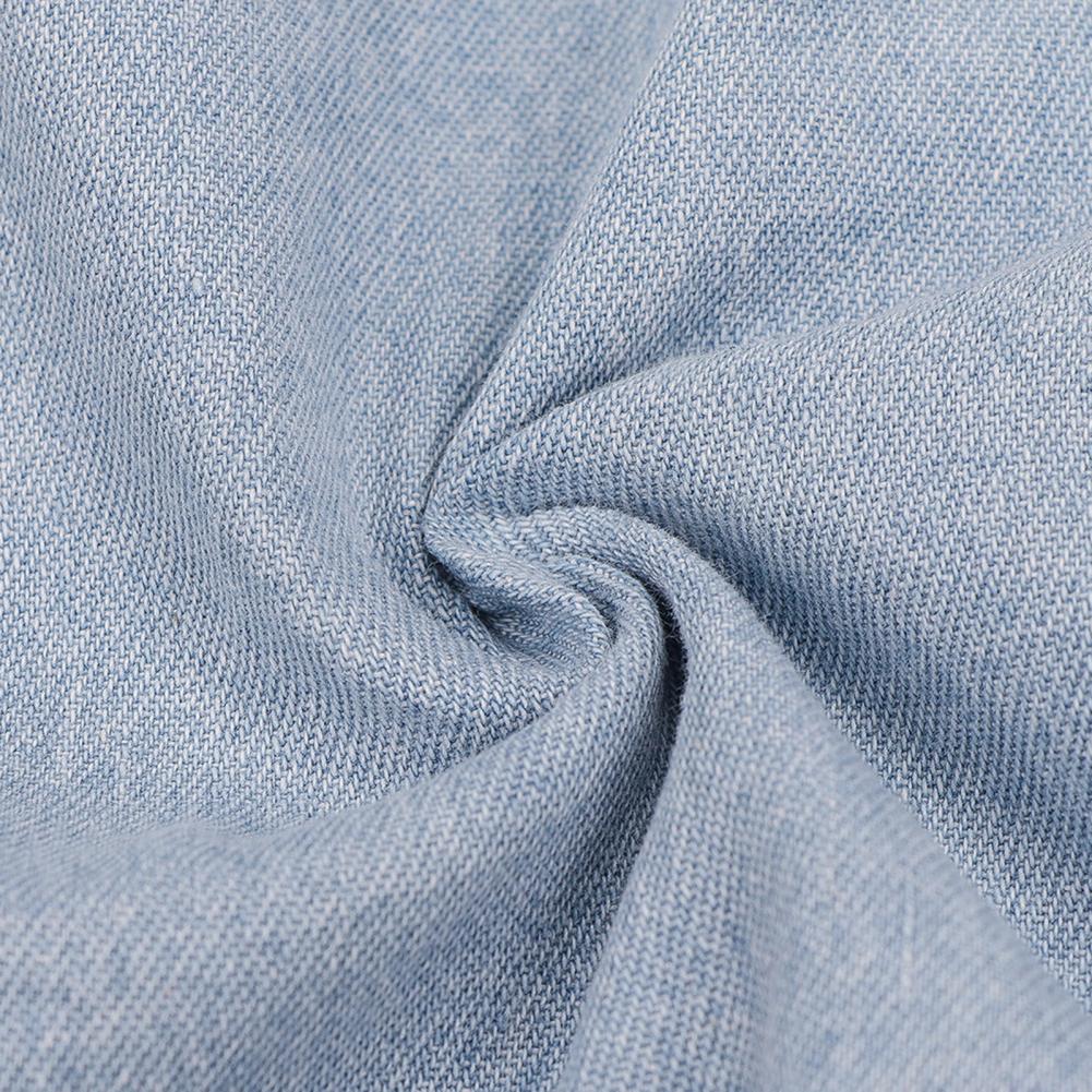 Robe jeans balançoire manche courte avec ceinture et fermeture éclair
