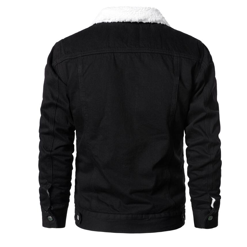 Denim warm jacket Homme