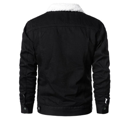 Denim warm jacket Homme