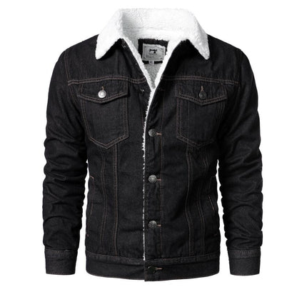 Denim warm jacket Homme