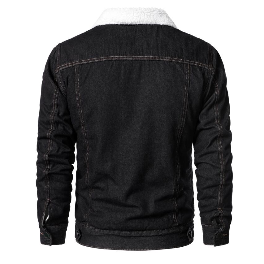 Denim warm jacket Homme