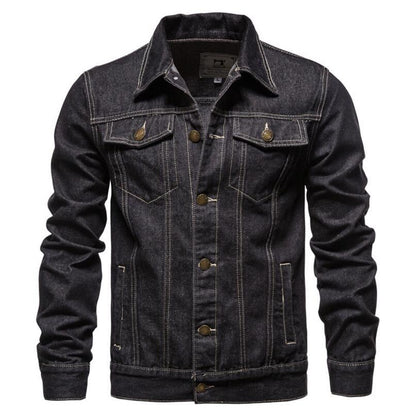 Denim warm jacket Homme