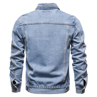 Denim warm jacket Homme
