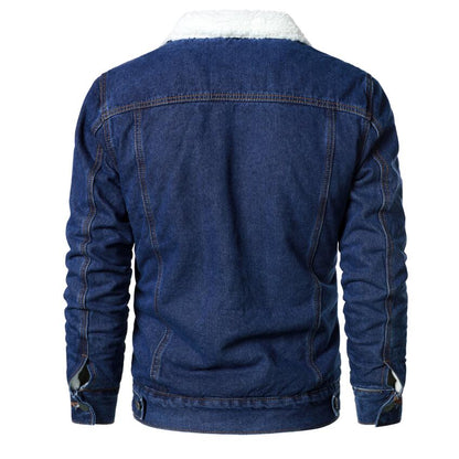 Denim warm jacket Homme