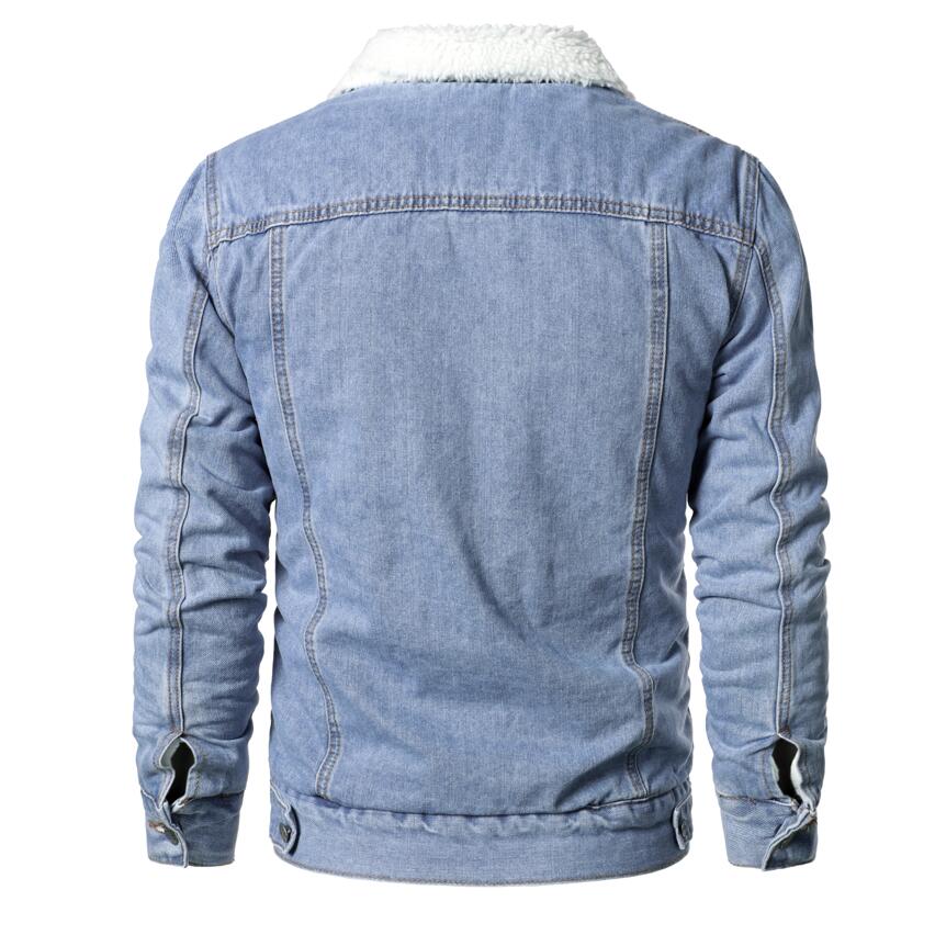 Denim warm jacket Homme