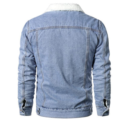 Denim warm jacket Homme