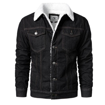 Denim warm jacket Homme